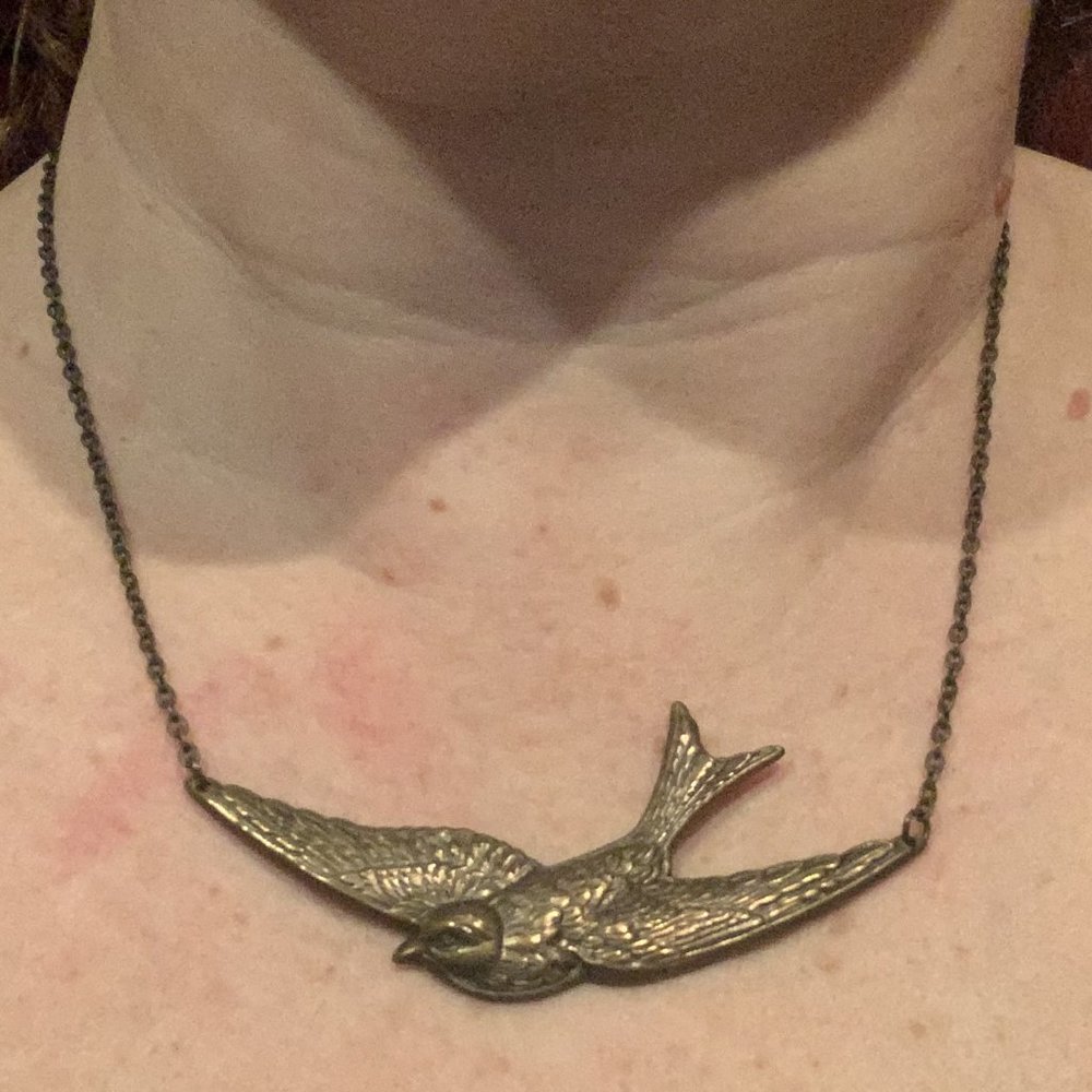 Bird Flying High Necklace